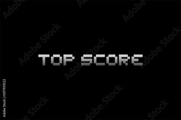 Fototapeta top score message