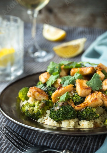 Obraz Chicken and Vegetables