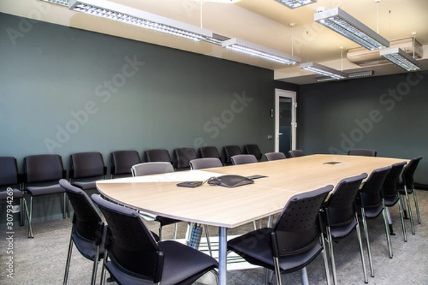 Fototapeta Fragment of the interior of a modern office