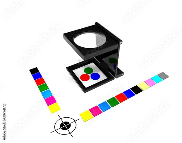 Fototapeta Druckermarken