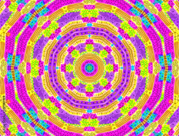 Obraz Bright abstract colorful pattern