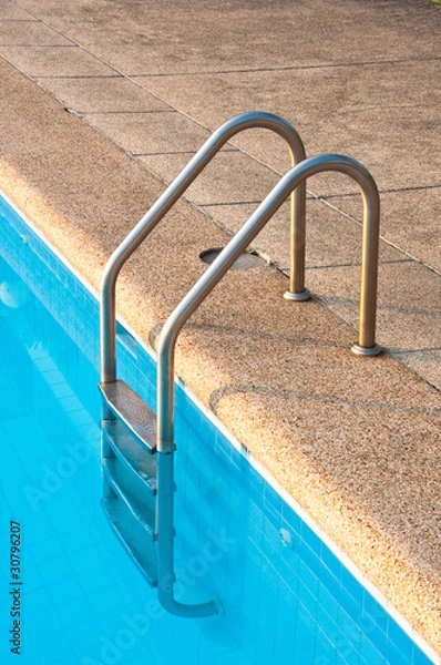 Obraz Swimming pool ladder