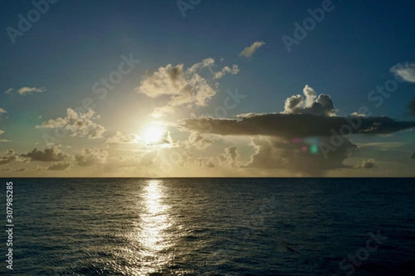 Obraz 島の夕焼け