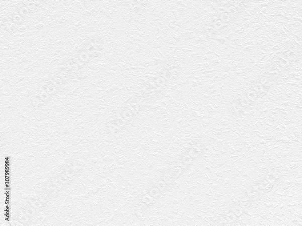 Obraz White Paper Texture also look like white cement wall texture. The textures can be used for background of text or any contents on Christmas or snow festival.