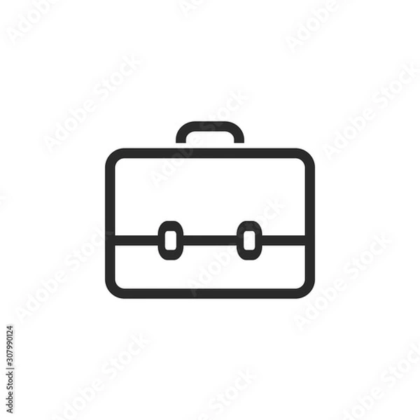 Obraz Briefcase Icon Vector Illustration