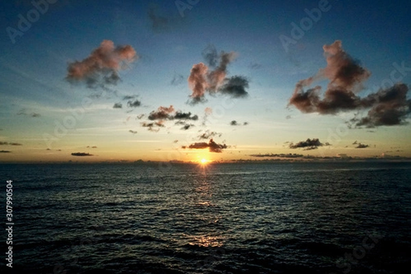 Obraz 島の夕焼け