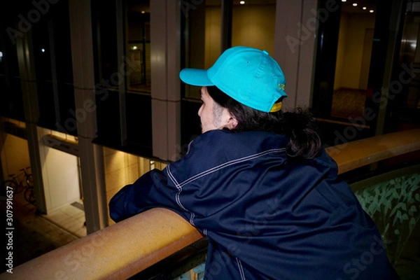 Obraz 男性の後ろ姿