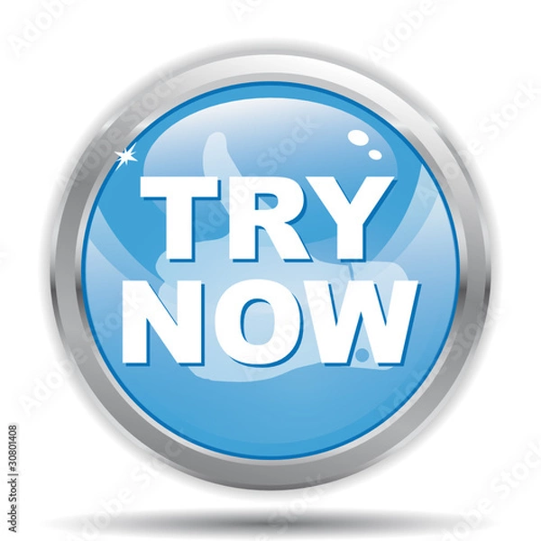 Fototapeta TRY NOW ICON