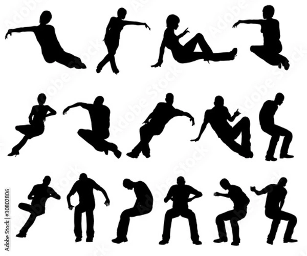 Obraz Silhouette Seduti