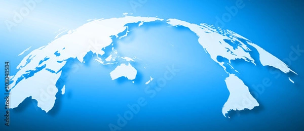 Obraz 世界地図背景