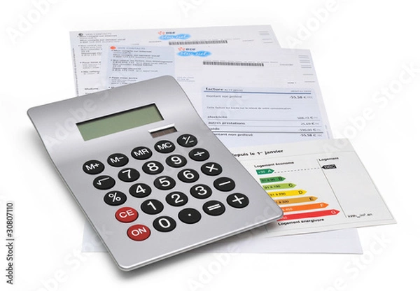 Fototapeta Facture EDF