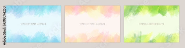 Obraz 水彩ベクターフレーム