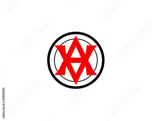 Obraz AV logo design