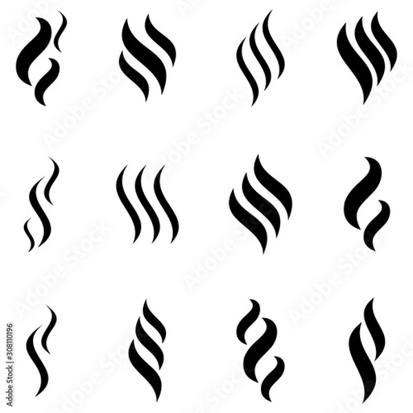 Fototapeta aroma icon vector design symbol