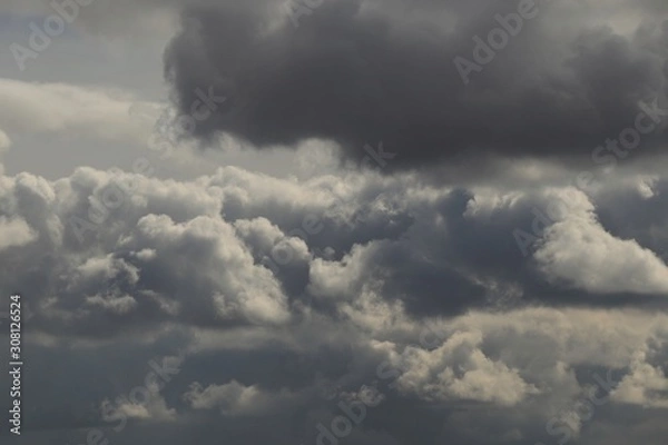 Obraz Dramatic sky with stormy clouds