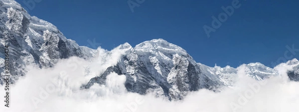 Fototapeta Amazing mountain covered with snow