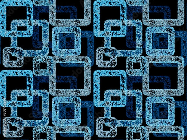 Fototapeta seamless pattern with blue tone, graphics design