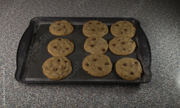 Obraz GALLETAS CON CHISPAS DE CHOCOLATE