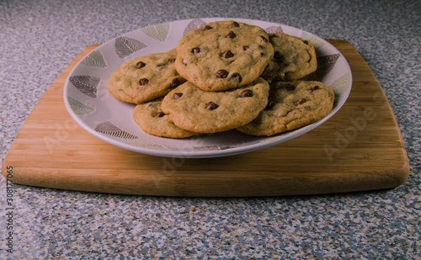 Obraz GALLETAS CON CHISPAS DE CHOCOLATE