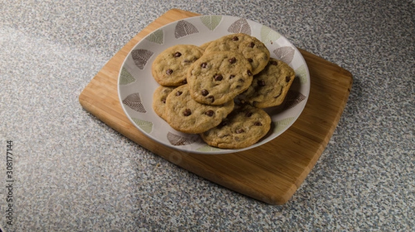 Obraz GALLETAS CON CHISPAS DE CHOCOLATE