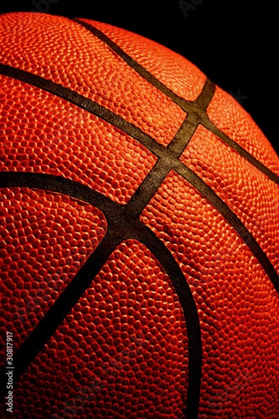 Fototapeta basketball macro
