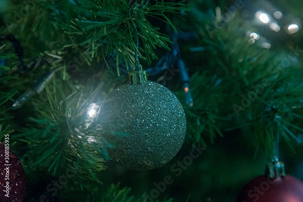 Obraz esferas de árbol de navidad