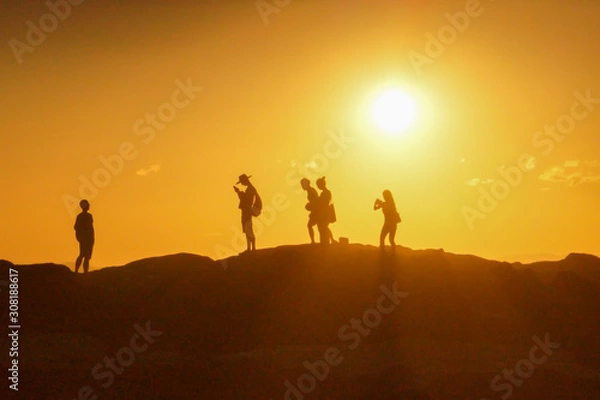 Obraz Sunset silhouette