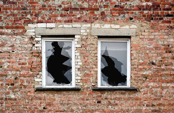 Obraz Разбитые окна