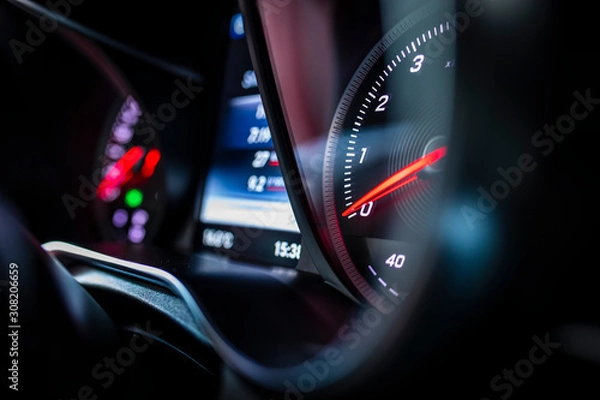 Obraz Modern car dashboard