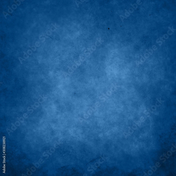 Fototapeta Dark blue cloudy grunge background