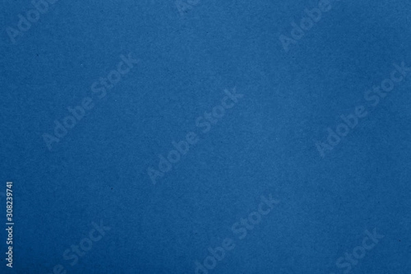 Obraz Blue paper parchment background with fibers
