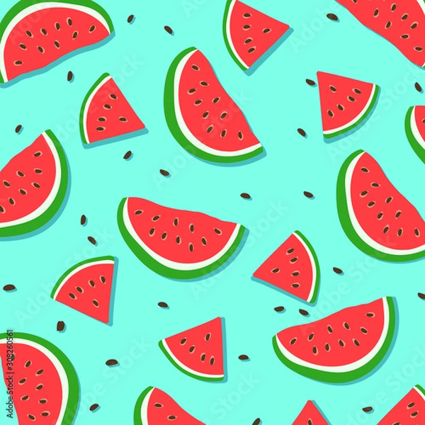 Obraz watermelon pattern for background EPS 10
