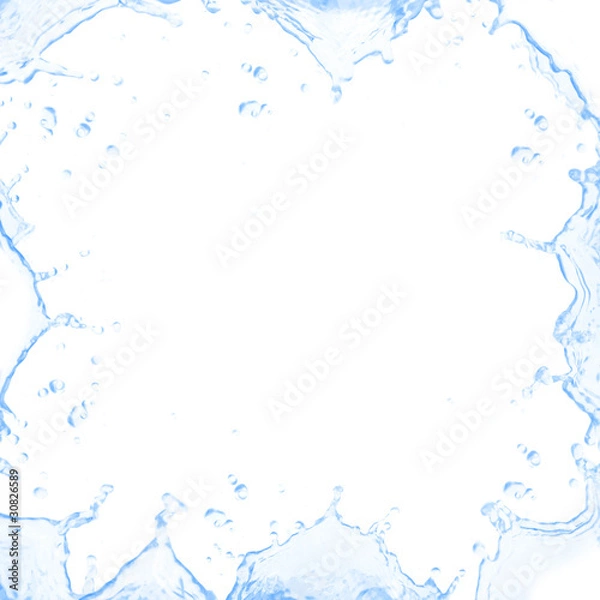 Fototapeta Splash isolated on white