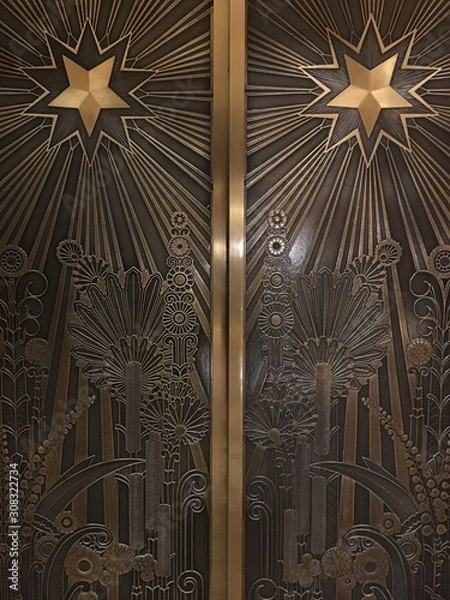 Obraz Art deco door