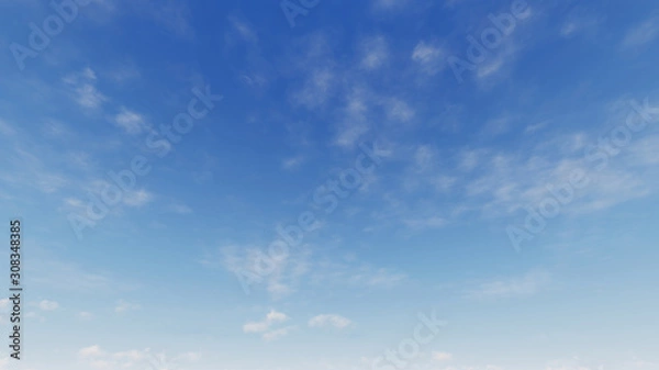 Obraz Cloudy blue sky abstract background, blue sky background with tiny clouds