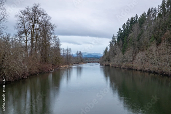 Obraz Bridge Over Snoqualmie