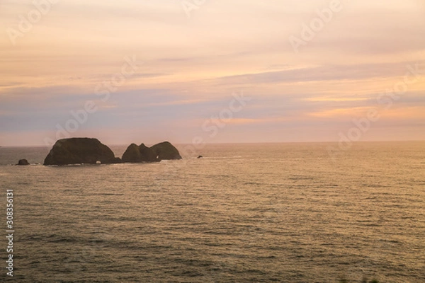 Fototapeta West Coast Sunset on the Beach