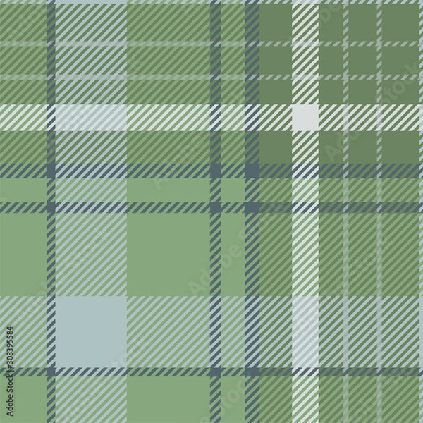 Fototapeta Tartan scotland seamless plaid pattern vector. Retro background fabric. Vintage check color square geometric texture.