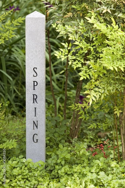 Fototapeta spring garden sign