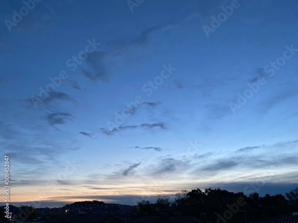 Fototapeta clouds in the sky