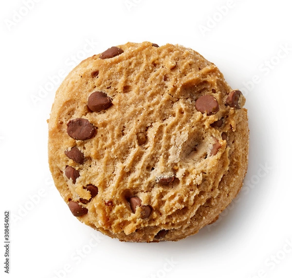 Fototapeta cookie with chocolate chips