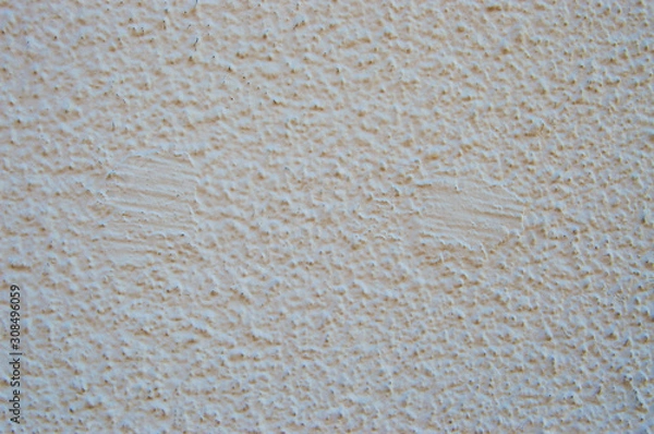 Fototapeta Rough surface covered with white paint. Texture and background.