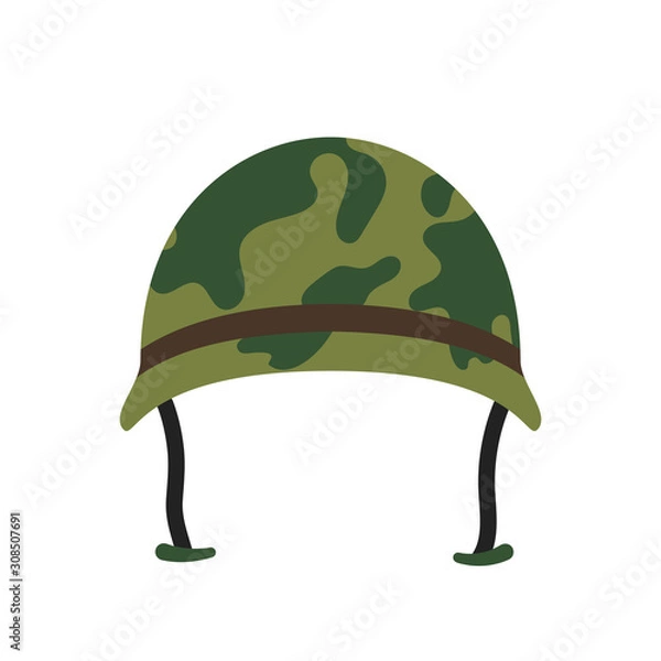 Fototapeta Army hat vector icon