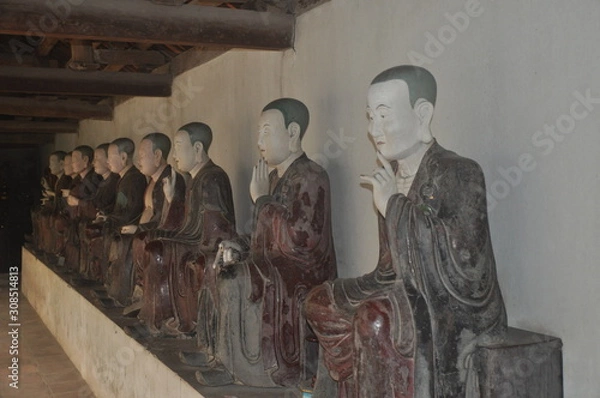 Obraz statue boudhiste