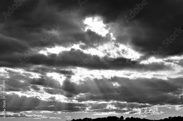 Obraz nuages menacants