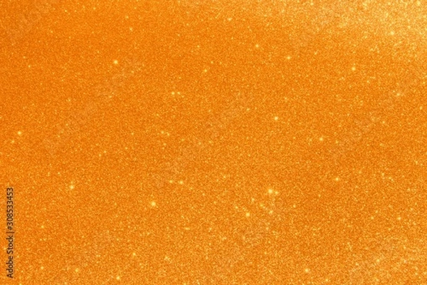 Obraz Orange sparkle glitter pattern