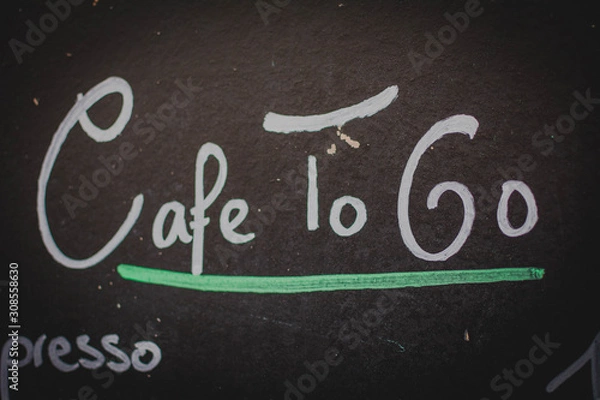 Fototapeta Cafe to go