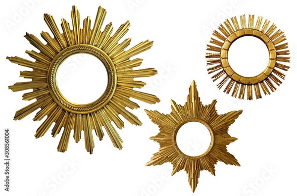 Obraz antique isolated golden frame pictures