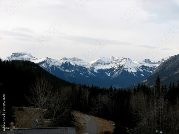 Fototapeta Rocky Mountains from Jasper, Alberta