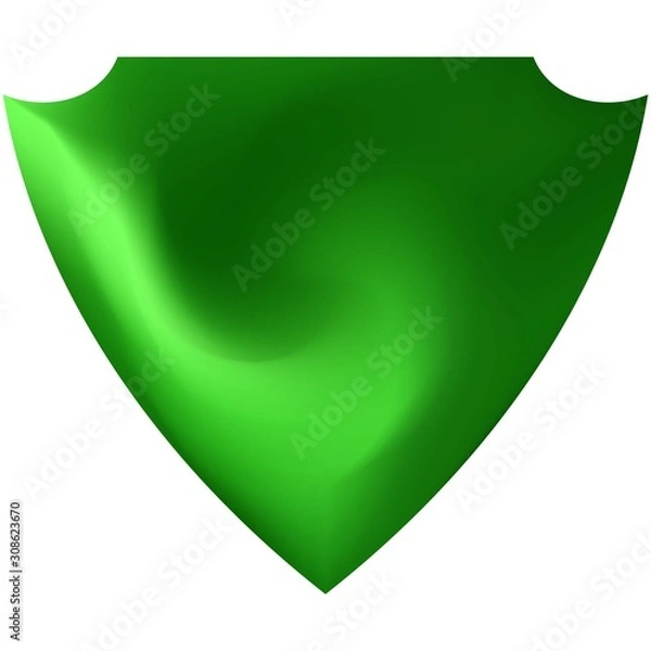 Fototapeta Smooth background in the form of a shield.